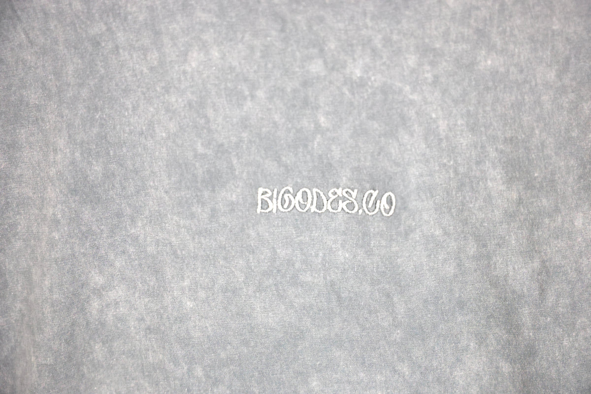 T-Shirt BIGODES - Ash Stone Wash